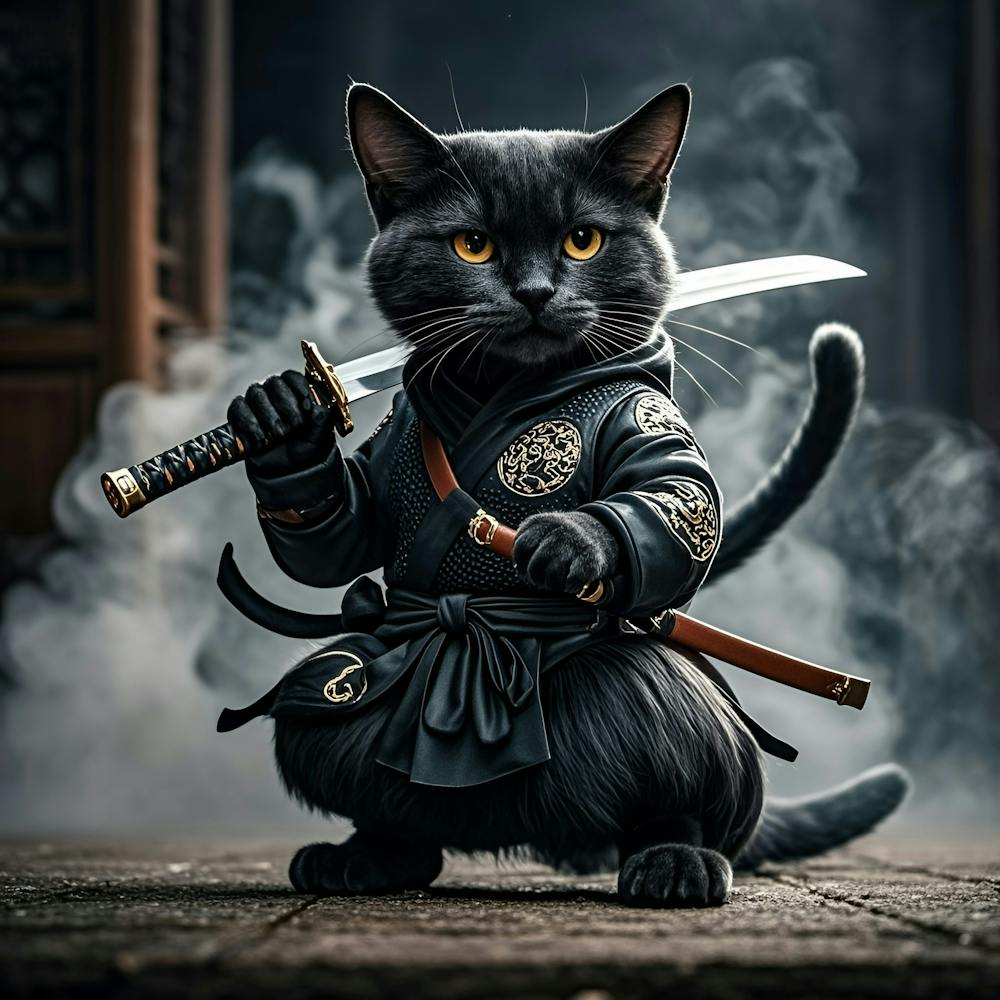 Samurai Cat 1