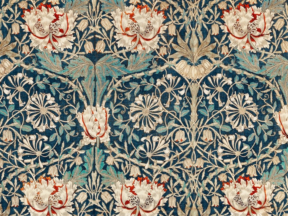 Honeysuckle Textile, William Morris