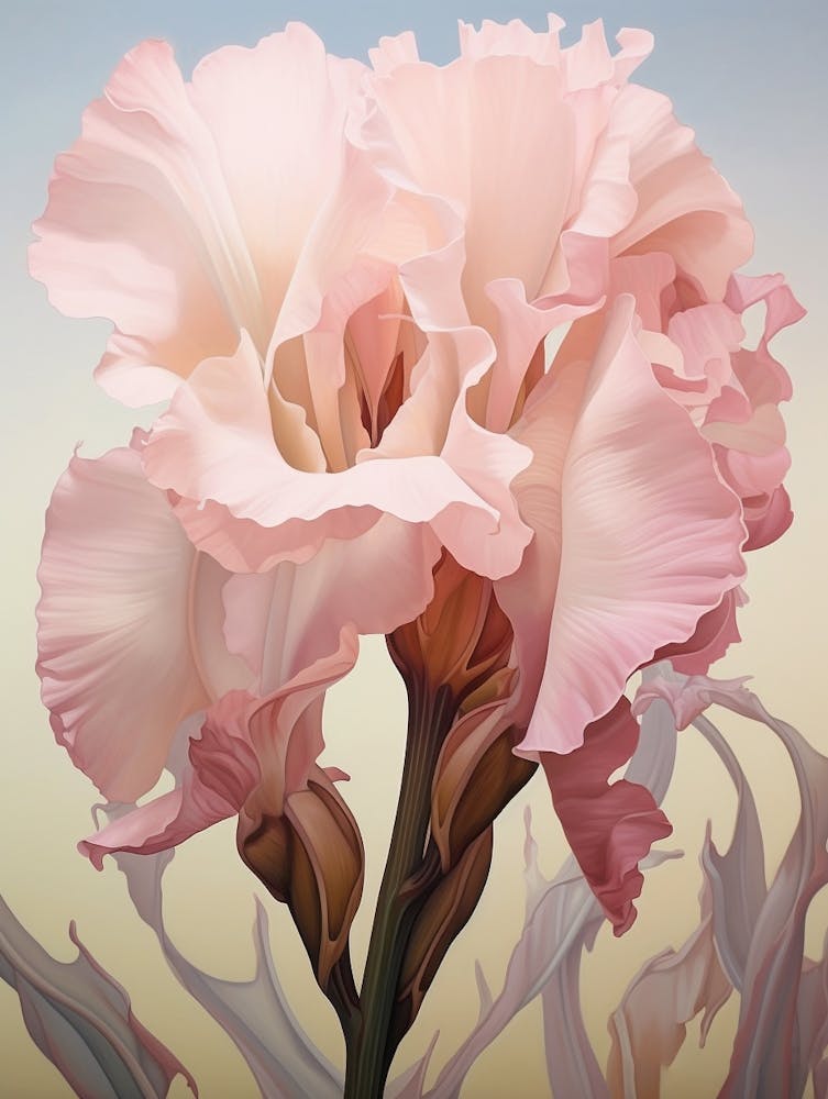 Floral Illustration Gladiolus 2