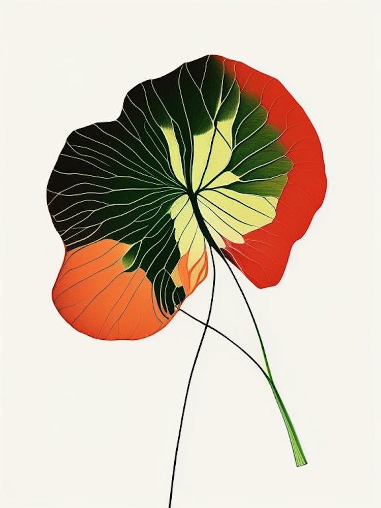Nasturtium Leaf Abstract