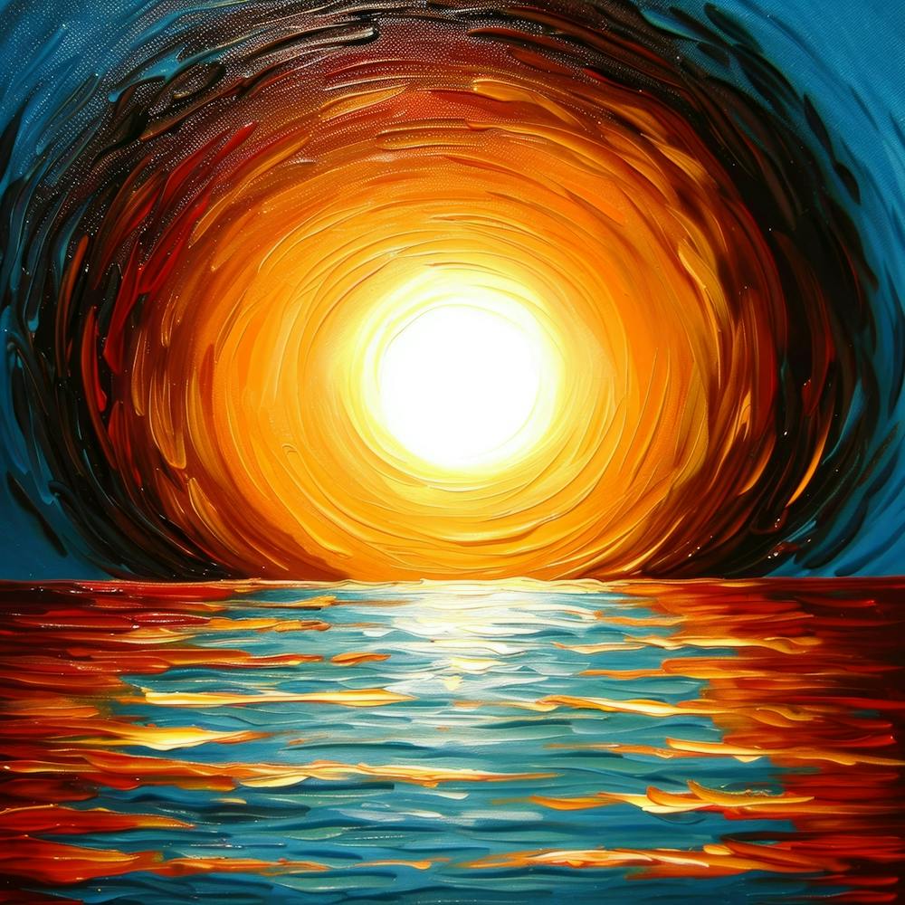 Sunset Over Water 5