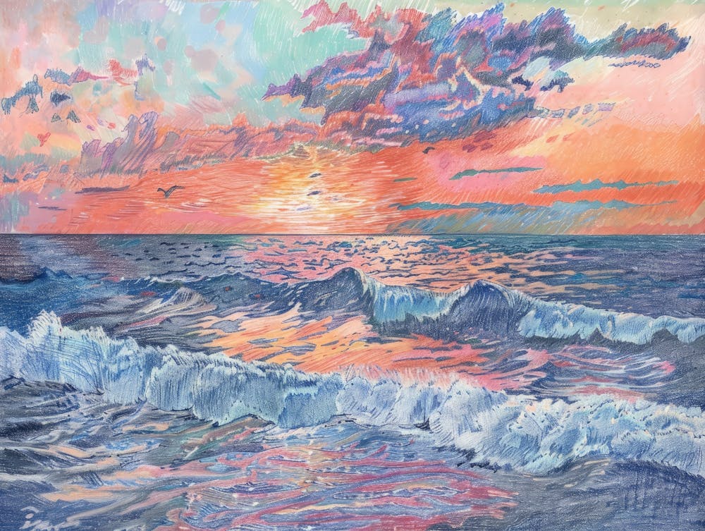 Coucher De Soleil À La Plage 28