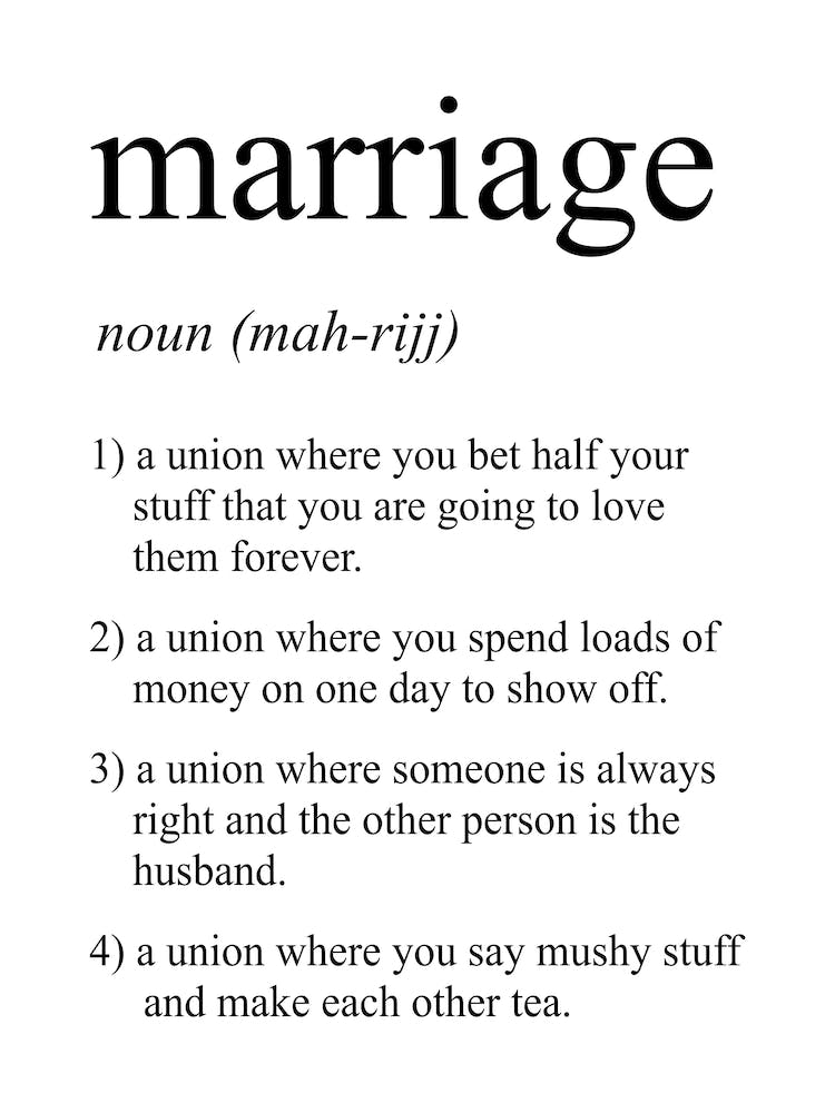 Marriage Definition Meaning
