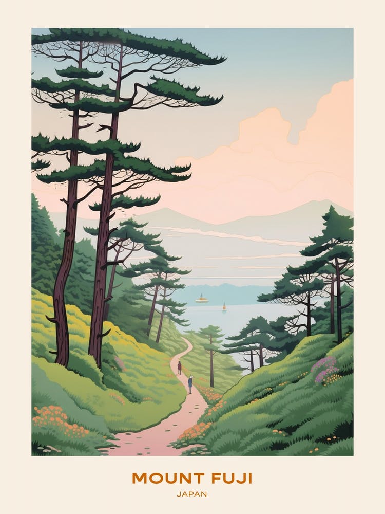 Mount Fuji Japan 2 Hike Poster