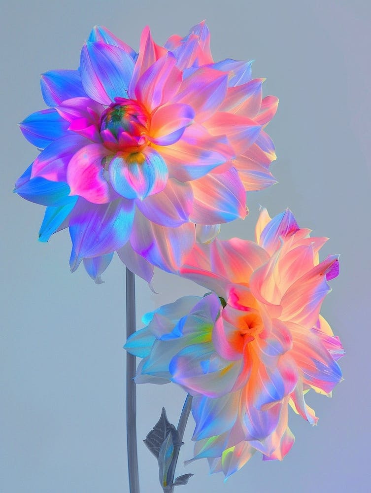Iridescent Flower Dahlia 3