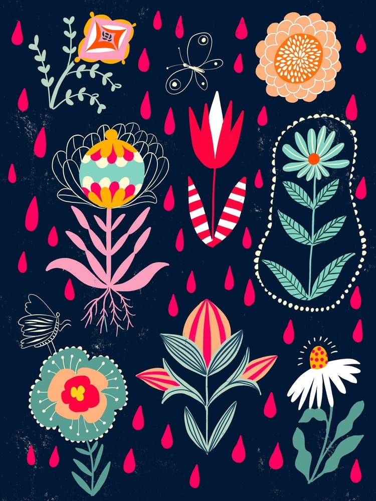 Floral Rain