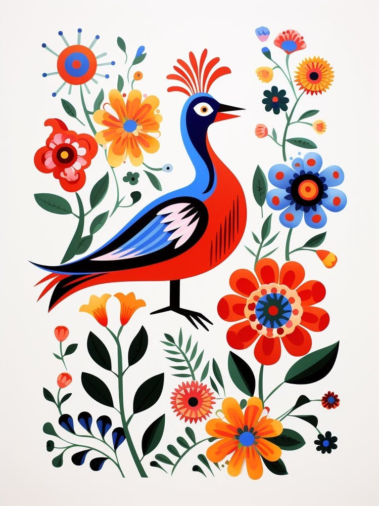 Scandinavian Bird Illustration Harrier 3