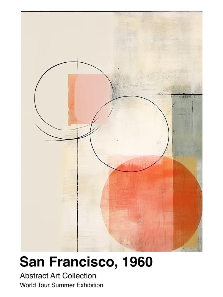 Welttournee-Ausstellung, Abstrakte Kunst, San Francisco, 1960 5