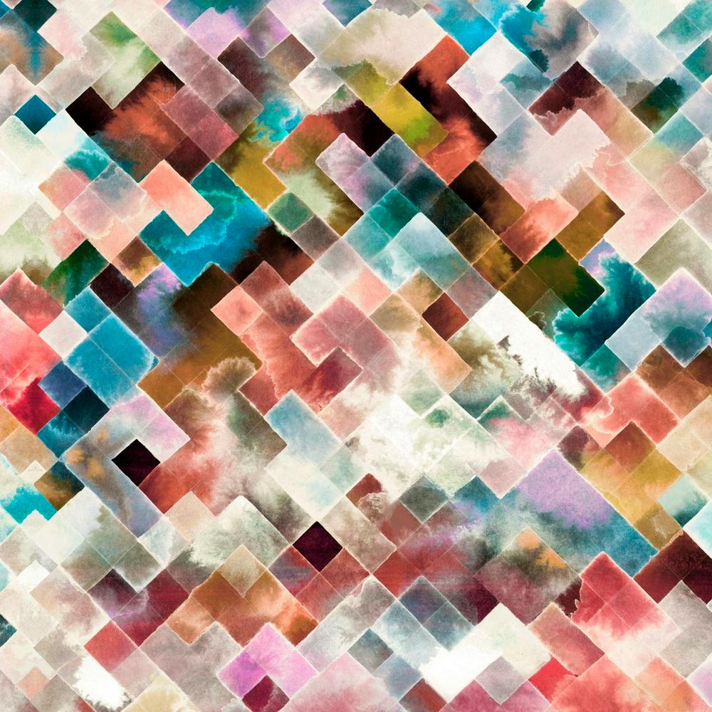 Moody Geometry Multi White Square