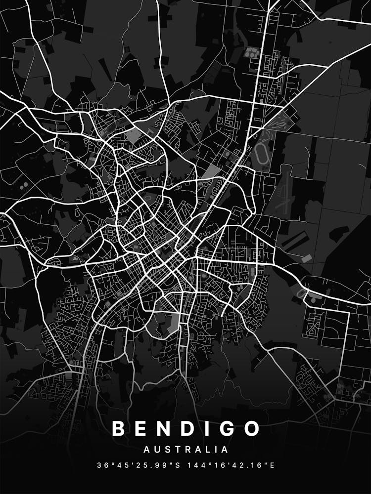 Bendigo Australia Schwarze Karte 1
