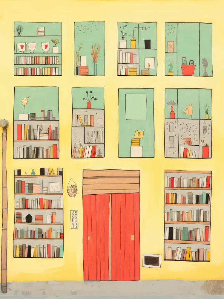 Tel Aviv The Book Nook Pastel Colours 1