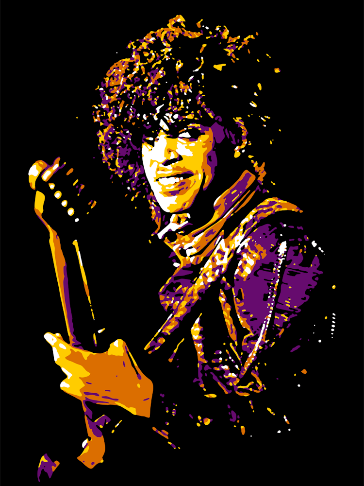 Prince Musician. Prince Rogers Nelson Music Legend in Pop Art