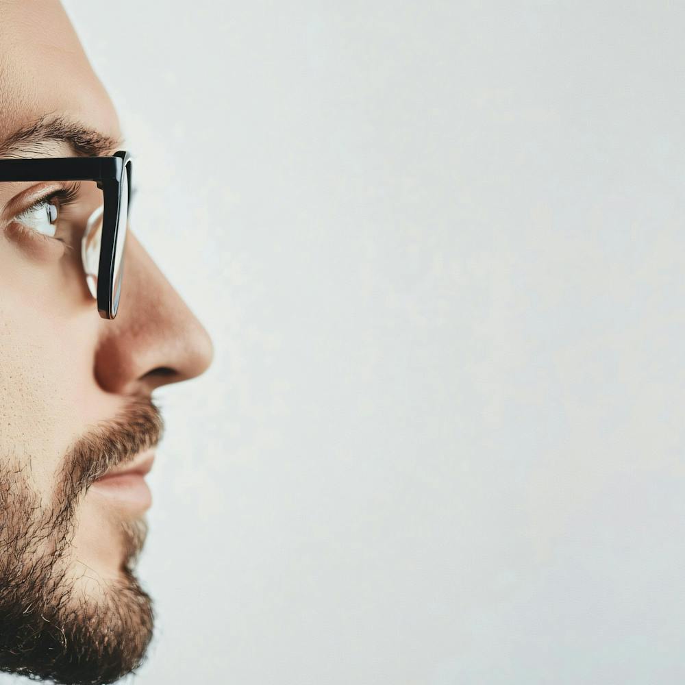 Portrait Of A Man With Glasses 9