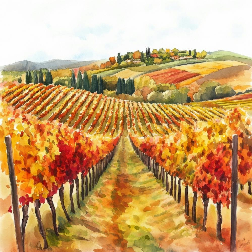 Colorful Watercolor Autumn Fall 2