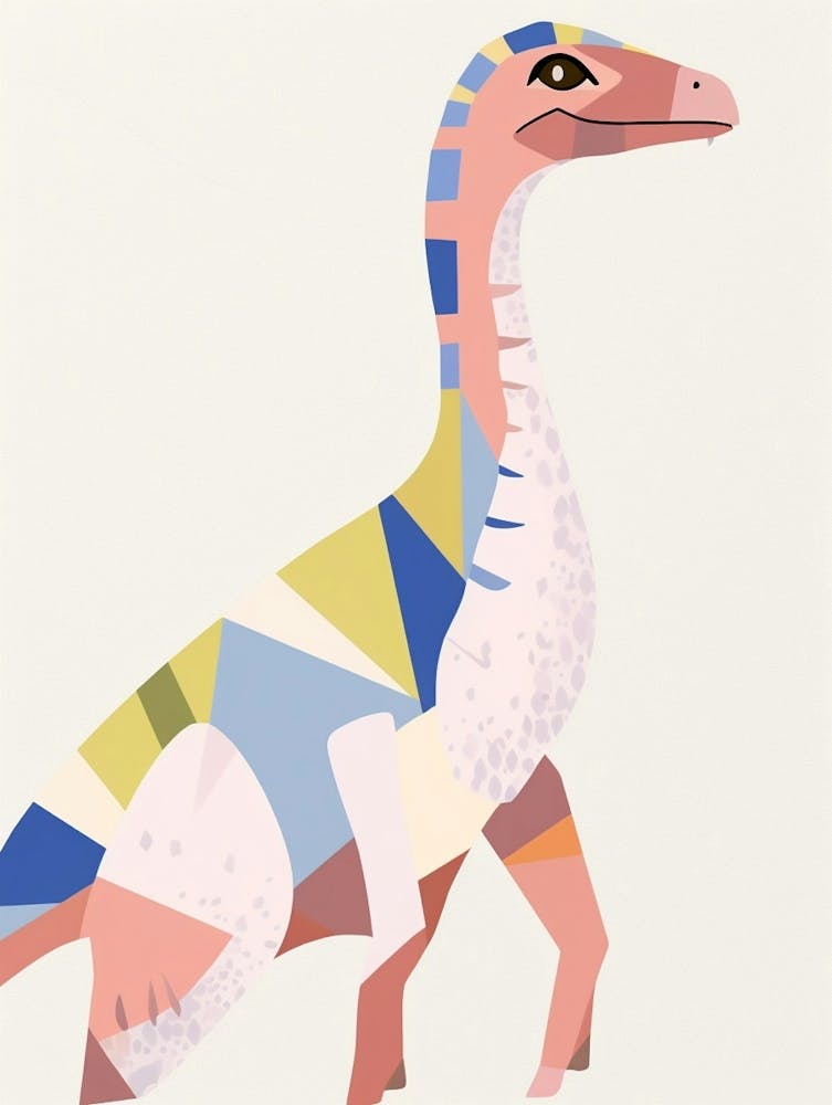 Nursery Dinosaur Art Utahraptor 1