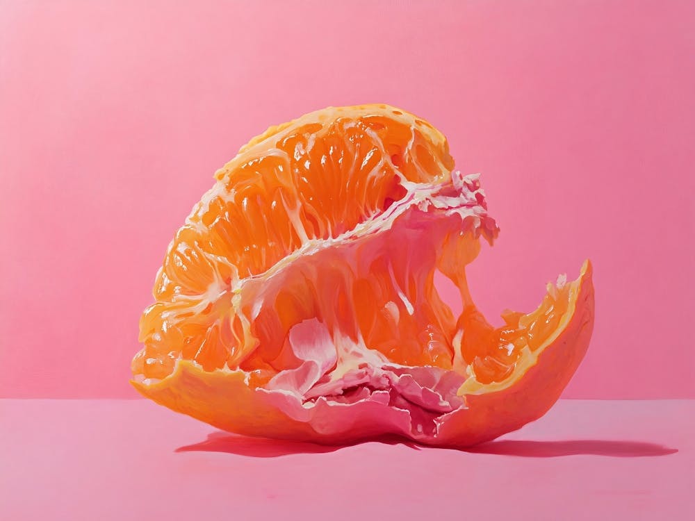 Orangenscheibe