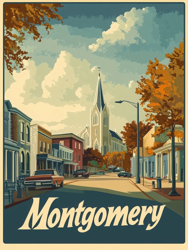 Aihrgdesign A Classic 1960s Travel Poster For Montgomery Show F9a43c4a 4465 42a7 A424 C232cd28fc60 1