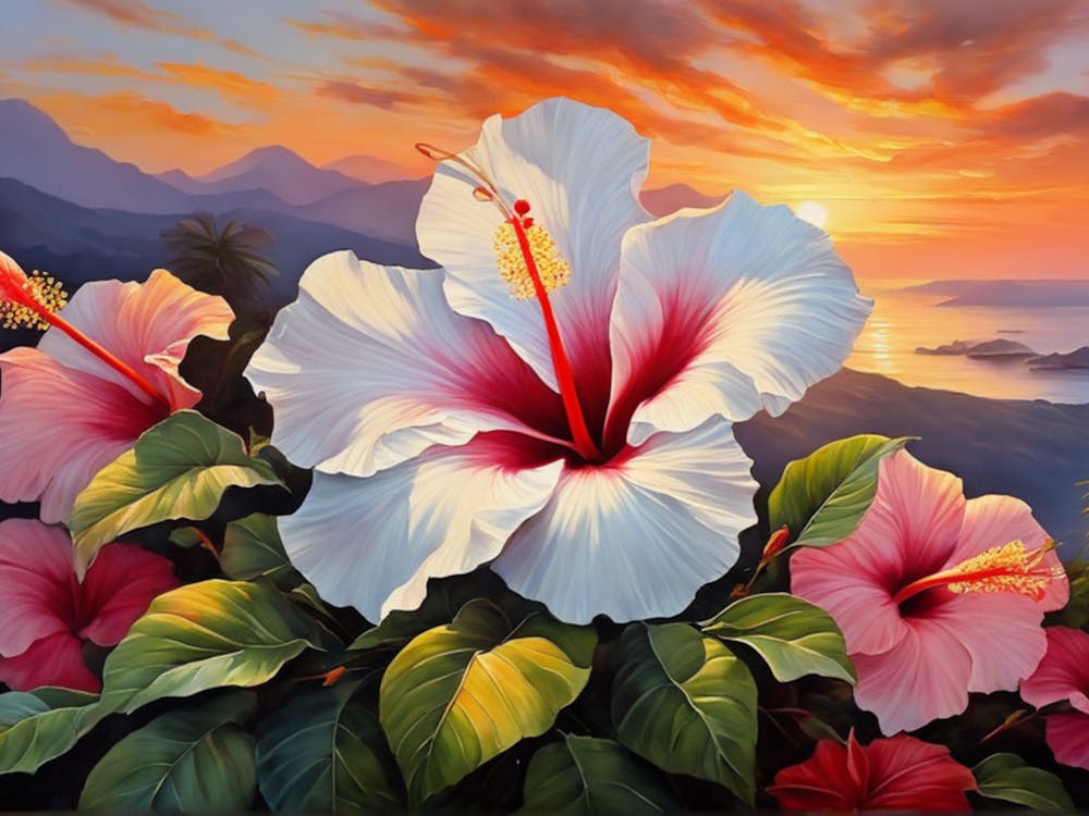 Sunset Hibiscus 2