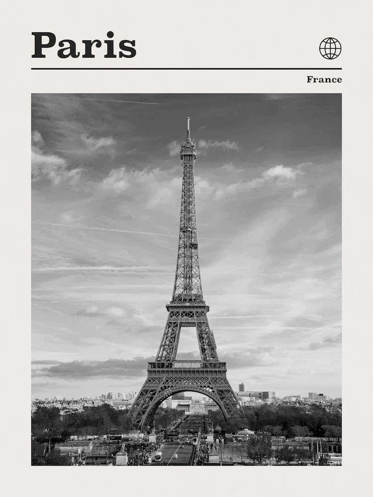 Paris Black And White