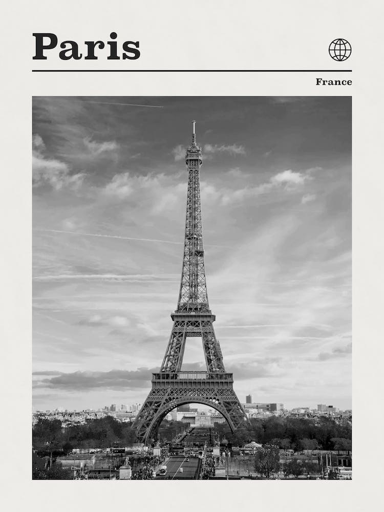 Paris Noir Et Blanc