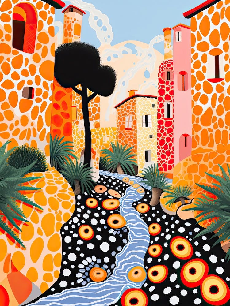 Sorrento, Italy, Illustration In The Style Of Pop Art 2