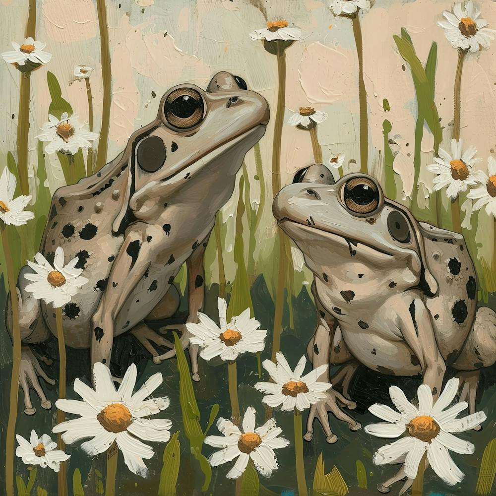Frogs And Toads Fairycore Painting 4