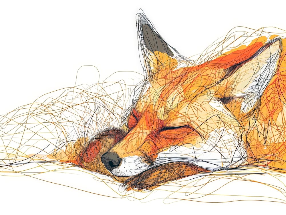 Fox Sleeping