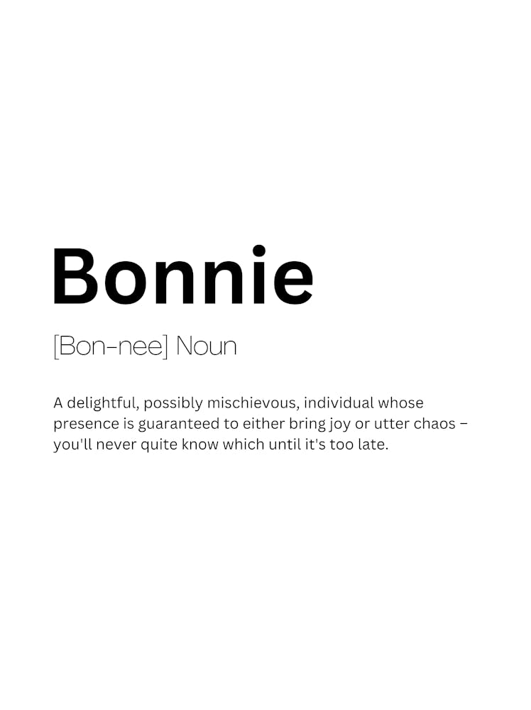 Bonnie Definition Meaning