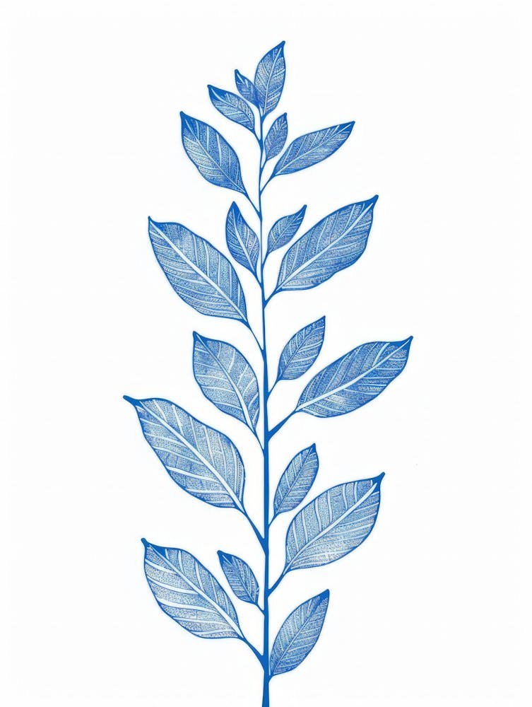 Blue Leaf 5