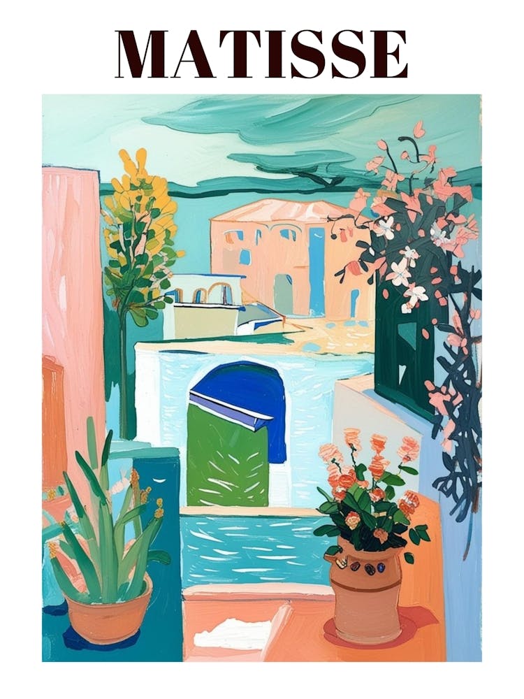 Matisse Landscape Watercolor