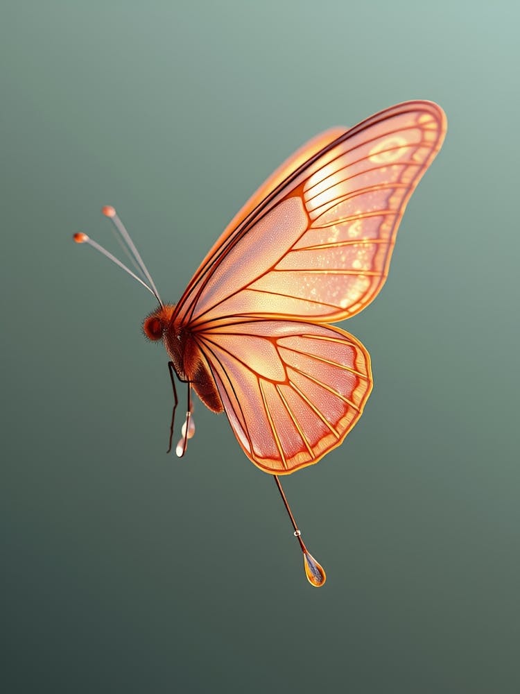 Butterfly In Flight 1