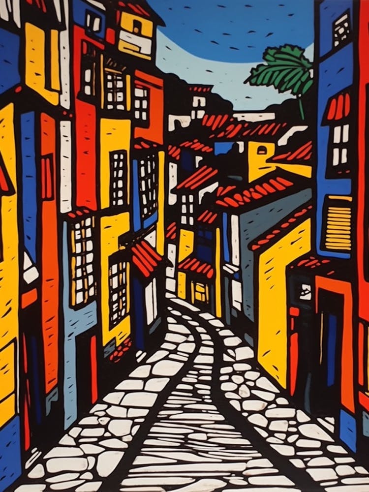 Painting Of Istanbul In The Style Of Pop Art 3