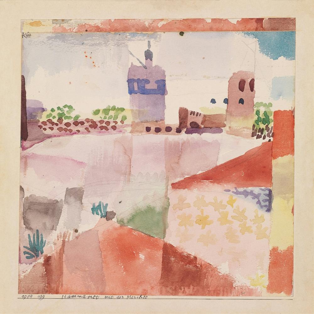 Hammamet With Its Mosque, Paul Klee