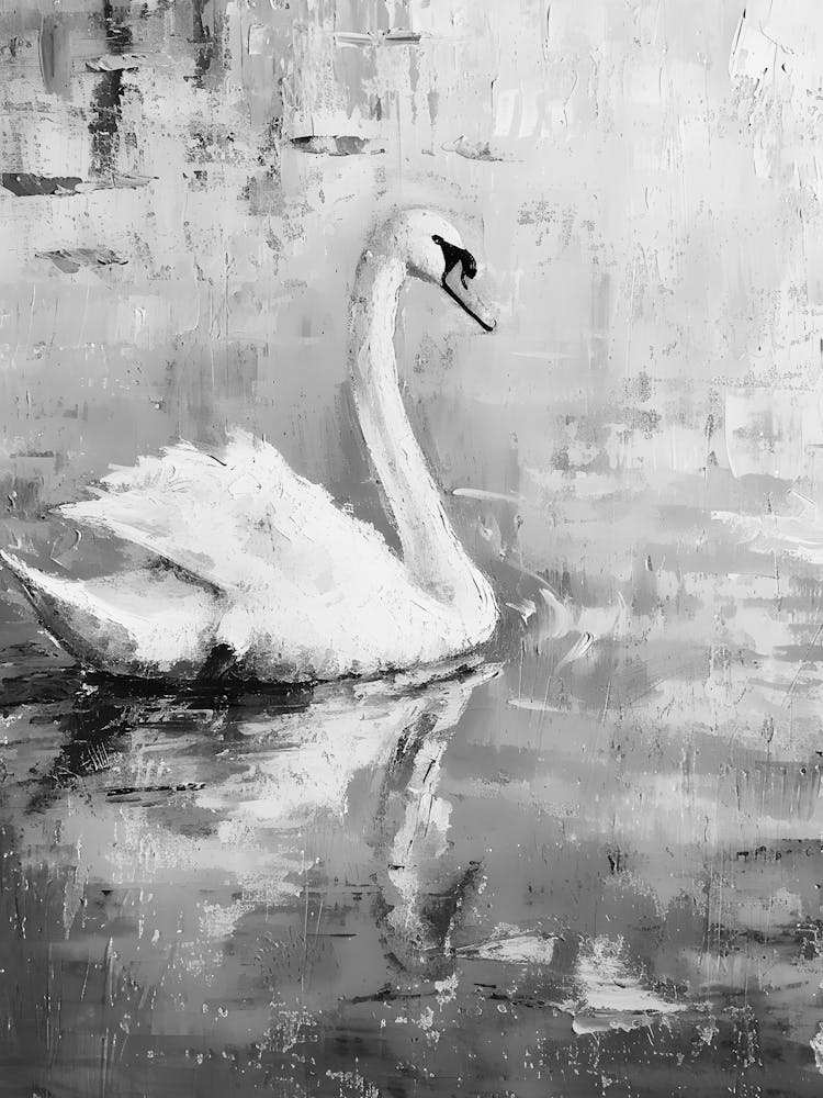 Swan In Water