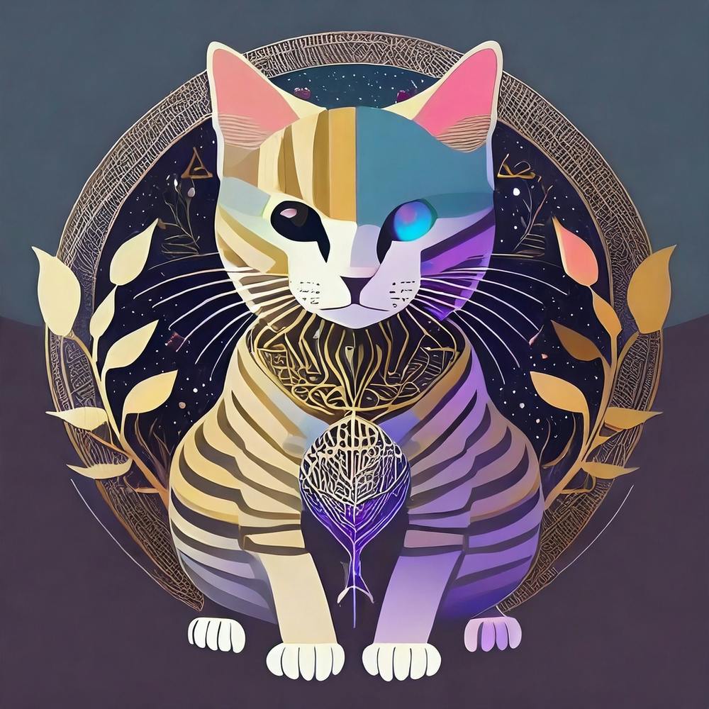 Spiritual cat modern