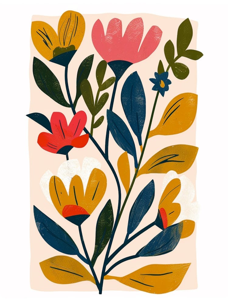 Blumendruck Matisse