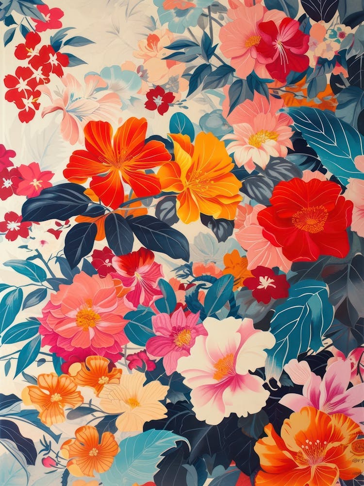 Great Japan Hokusai Japanese Botanical 6