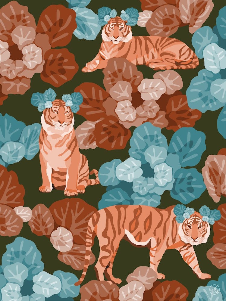 Tigers In The Saxifraga Jungle