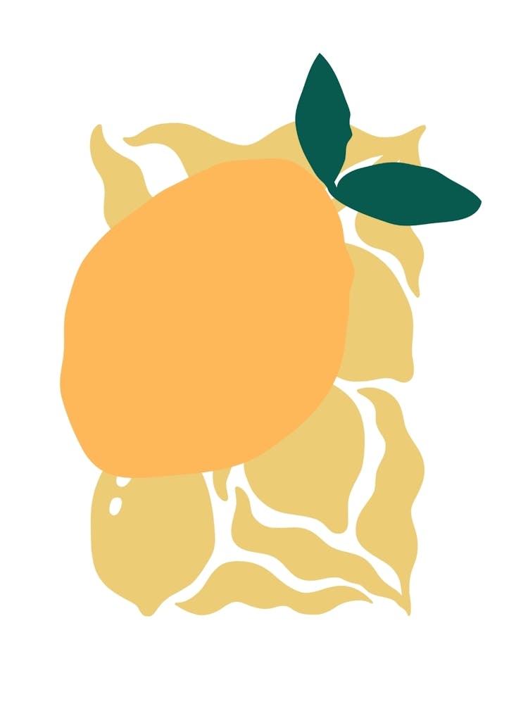 Soft Yellow Abstract Wall Art