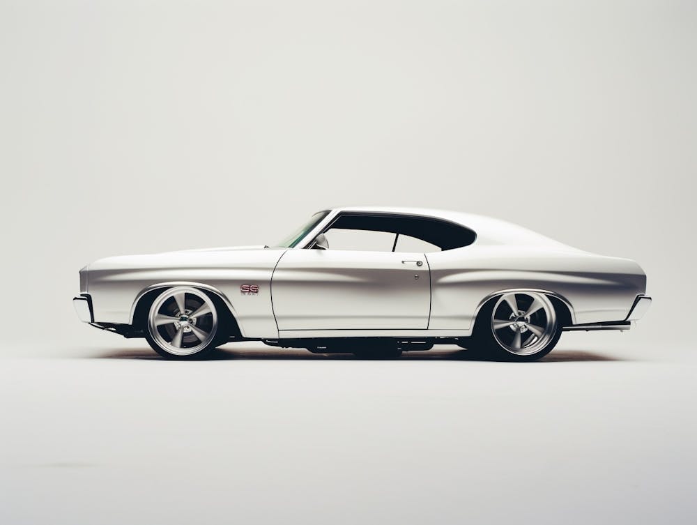 Spielzeugauto 70 Chevelle Ss Silber