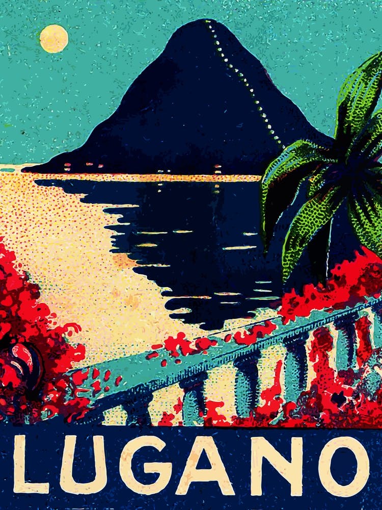 Lugano Lake, View From The Terrace