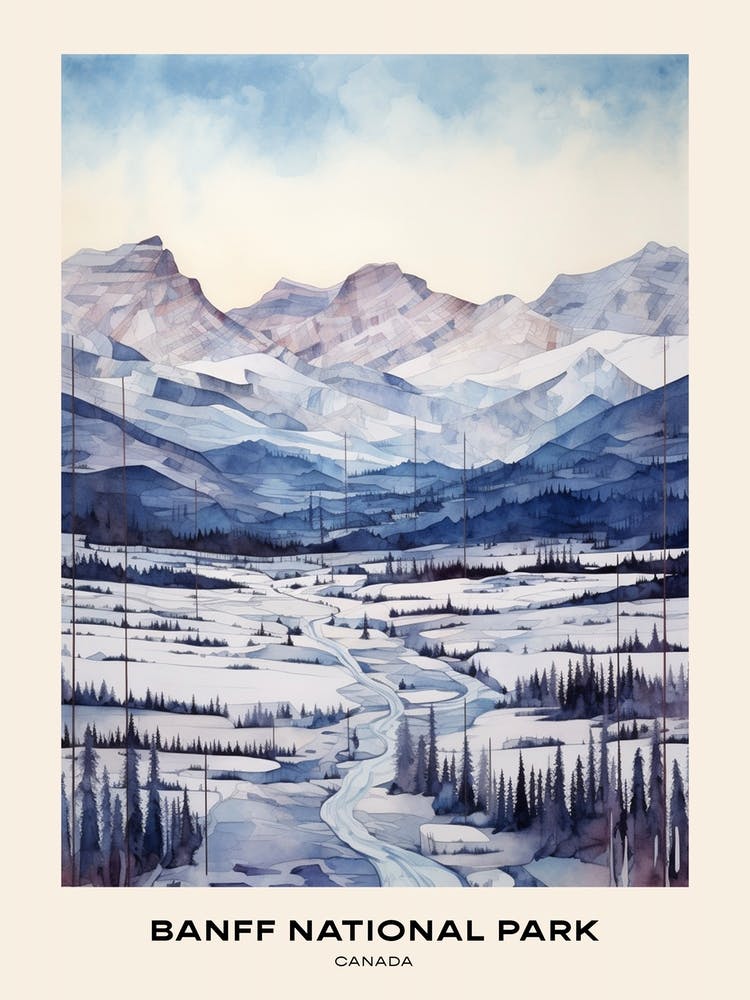Banff National Park Canada 3 Poster
