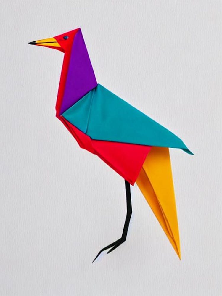 Crane Origami Bird