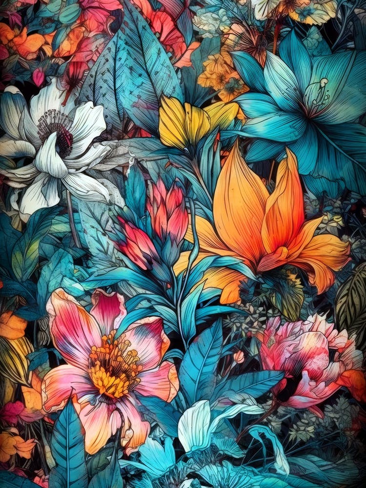 Floral Wallpaper flowers nature 1