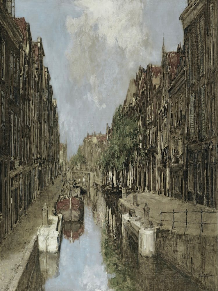Canal In Amsterdam 2