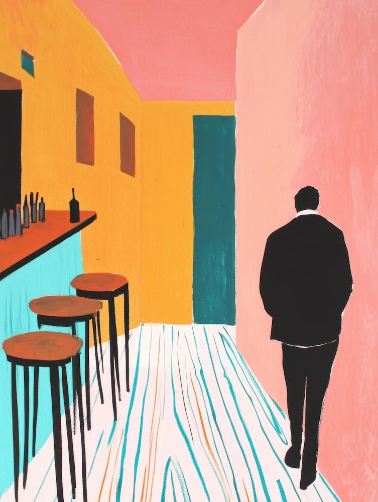 Man In A Bar