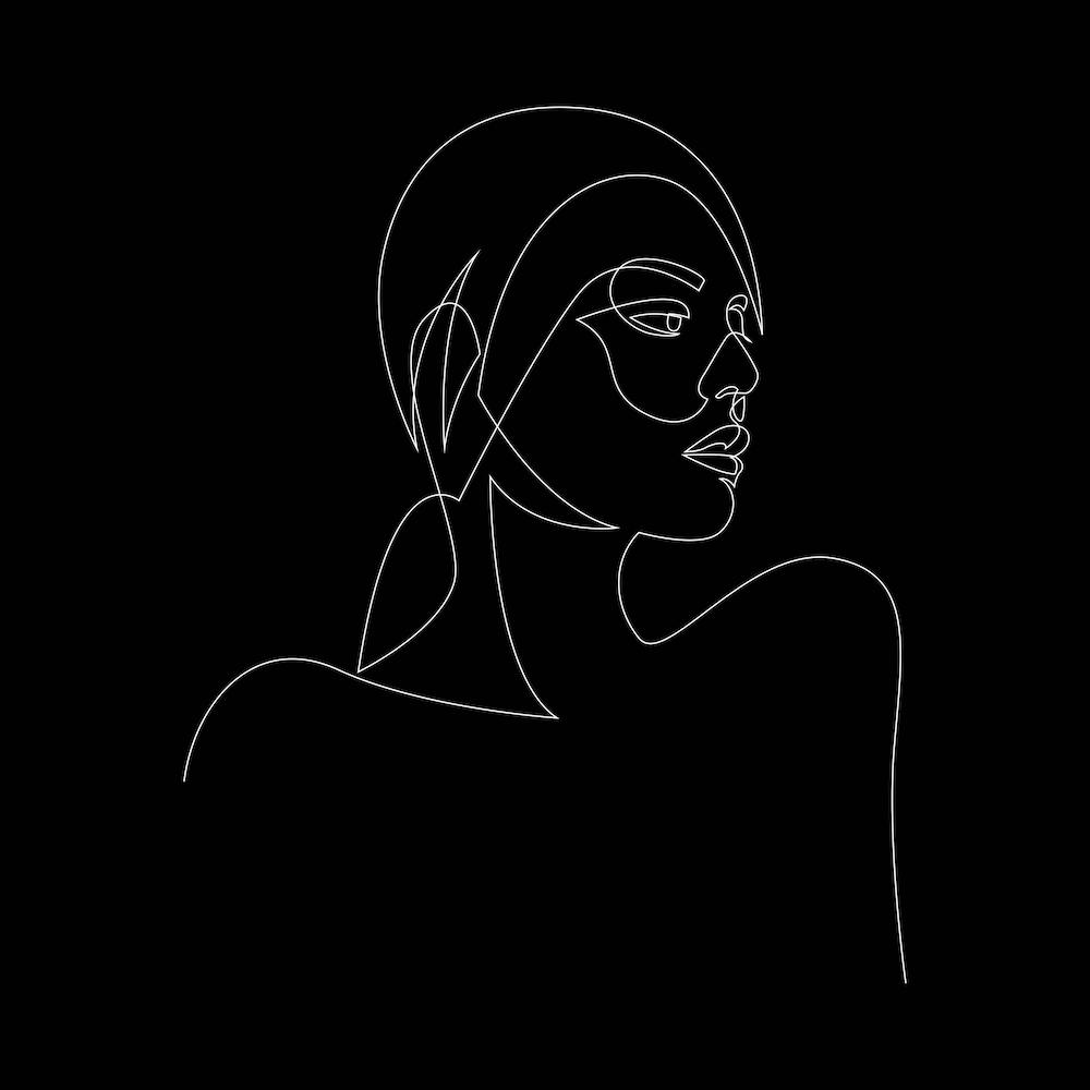 Liny Black Square