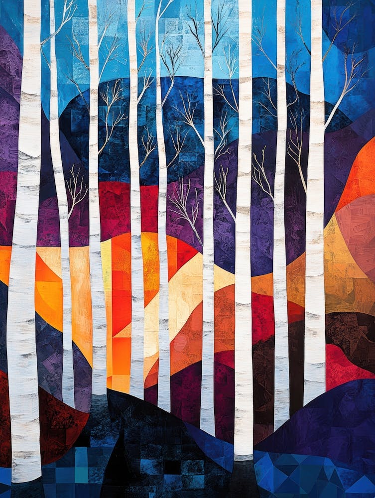 Birch Trees 16