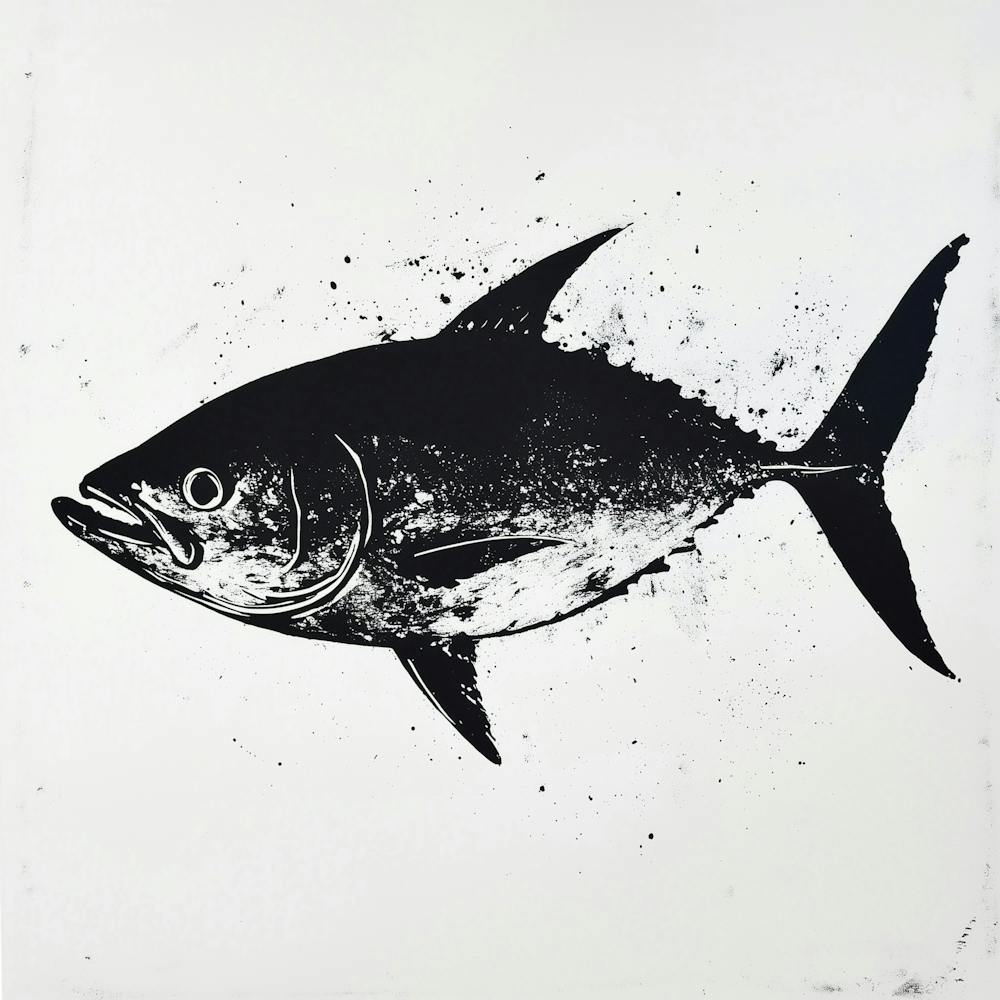 Black white Tuna