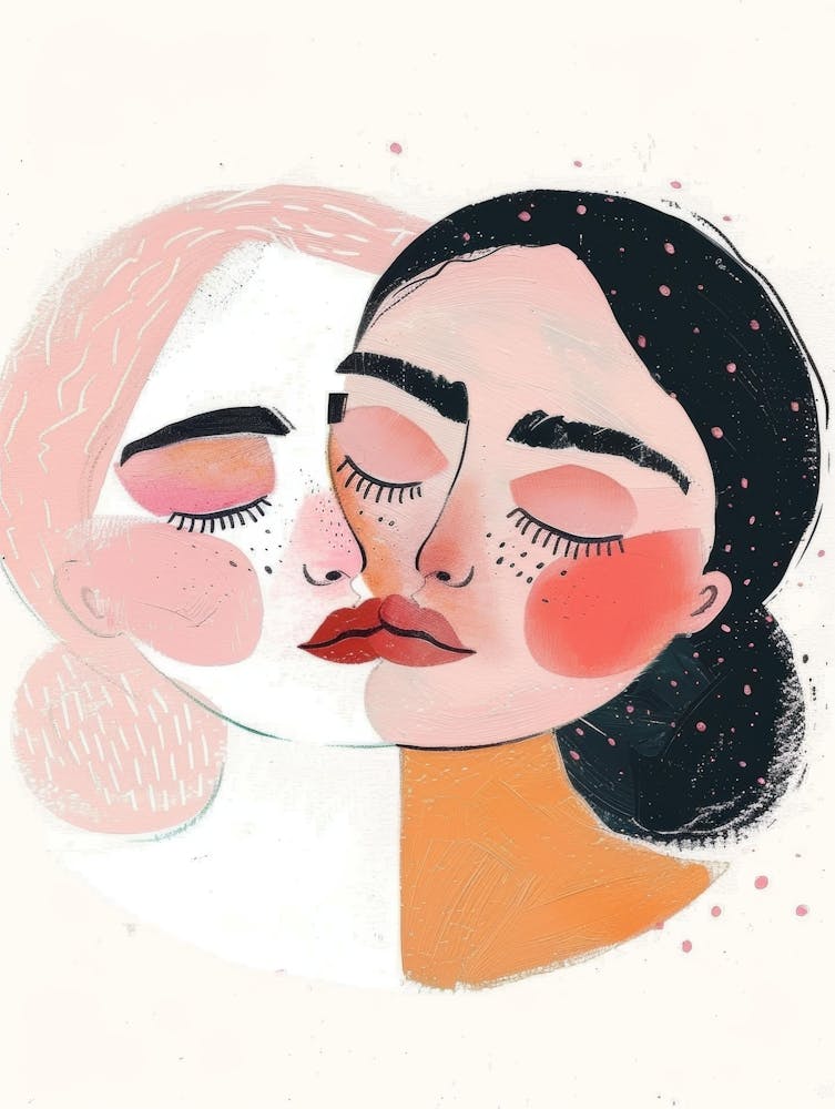 Two Women Kissing 27